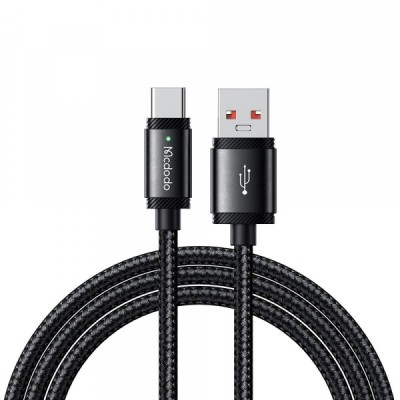 Cablu Date si Incarcare USB-A - USB-C McDodo CA-4730, 120W, 1.5m, Negru foto