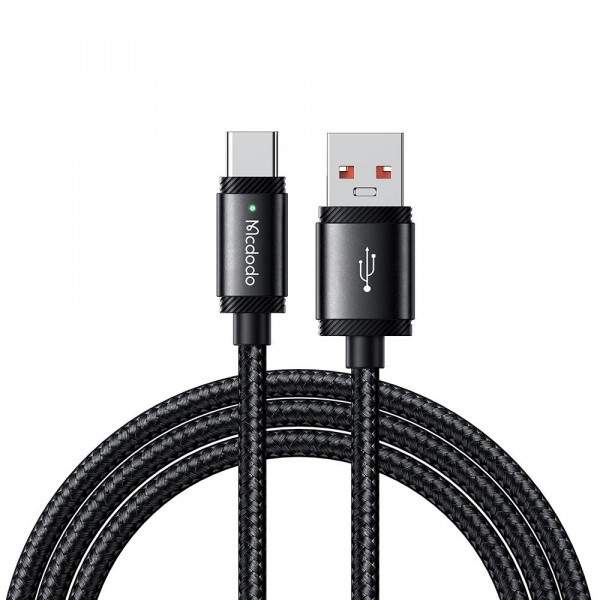 Cablu Date si Incarcare USB-A - USB-C McDodo CA-4730, 120W, 1.5m, Negru