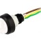 Lampă LED control galben/verde 24V &Oslash;13mm