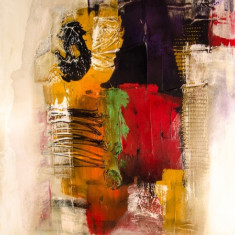 Tablou canvas Pictura moderna abstracta 2, 50 x 75 cm