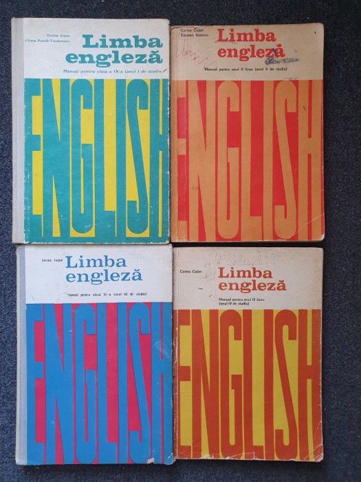 LIMBA ENGLEZA MANUAL ANUL I + II + III + IV LICEU - Cojan