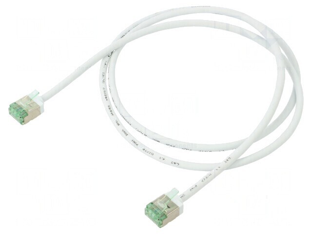 Cabluri patch U/FTP Cat 8.1 1m LSZH alb 32AWG