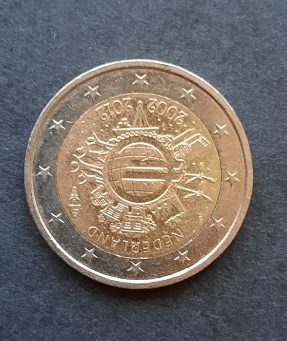 2 Euro &quot;Beatrix - 10 Years of Euro Cash&quot;, 2012, Olanda - G 4067