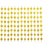 Perdea decorativa din folie B&amp;C, auriu mat, 100 x 200 cm