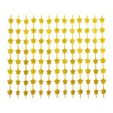 Perdea decorativa din folie B&amp;C, auriu mat, 100 x 200 cm