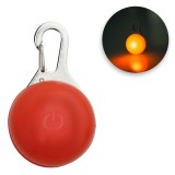 Lumină LED pentru zgardă, 3 funcții, &Oslash;3x1.8cm, Roșu, CMCLASS