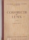 G.G. Karlsen, V.V. Bolsakov, M.H. Kagan, G.V. Sventitki - Constructii de lemn,