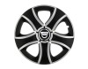Set 4 capace roti Bis Gri-Negru R16 pentru gama auto Dacia, Autohelix MSA