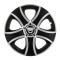 Set 4 capace roti Bis Gri-Negru R16 pentru gama auto Dacia