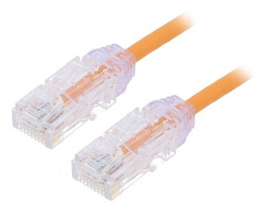 Patch Cord UTP Cat6 LSZH 0.5m Portocaliu foto