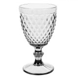 Set Pahare Sticlă, Model Diamond, Transparent, Capacitate 270ml, 8x17cm, 6 Bucăți, Oem