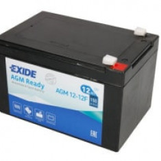 Baterie AGM EXIDE 12V 12Ah 150A Maintenance free 150x100x100mm Started AGM12-12F