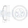 DELPHI BF572 Tambur frana