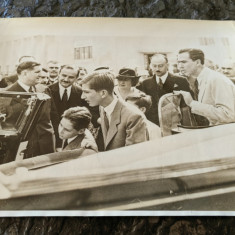 Fotografie de presa,1934, 17X21cm,regele Petru II, Iugoslavia,fiul reginei Maria