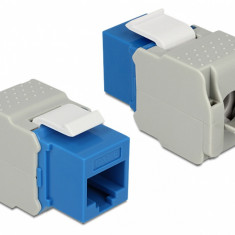 Modul Keystone RJ45 la LSA Cat.6 UTP Albastru, Delock 86343