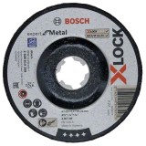 Bosch 2608619259 - Set discuri polizare metal 125x22.2x6 mm X-LOCK 10 bucati
