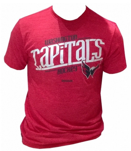 Washington Capitals tricou de bărbați Tri Logo red - XS