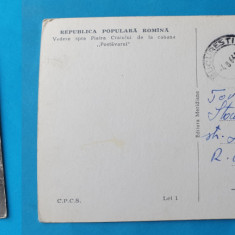 Carte Postala circulata veche anul 1964 - RPR Piatra Craiului cabana Postavarul