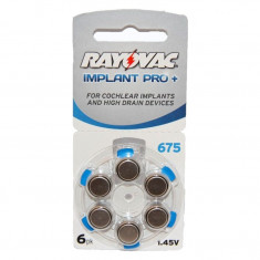 Baterii Rayovac 675 Implant Pro pentru proteze auditive 6 Baterii / Set foto
