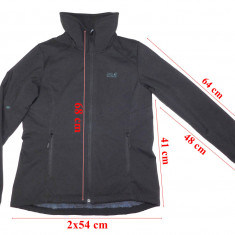 Geaca softshell Jack Wolfskin Stormlock interior pufos dama marimea M