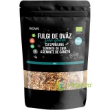 Fulgi de Ovaz Fini fara Gluten cu Spirulina, Chia si Seminte de Canepa Ecologici/Bio 200g