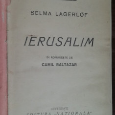 myh 525f - Selma Lagerlof - Ierusalim - editie interbelica