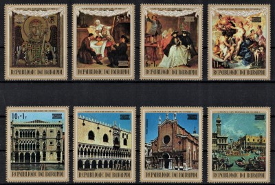 BURUNDI 1971 - Picturi, arhitectura Venetia /serie completa MNH foto