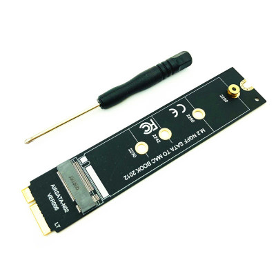 Adaptor convertor SSD M.2 NGFF (SATA) la 18+8 pini Macbook Air 2012 A1465 A1466 foto