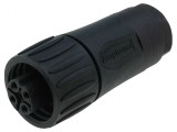 Conector Circular Mamă 4 Pin Terminal cu Șurub pe Cablu