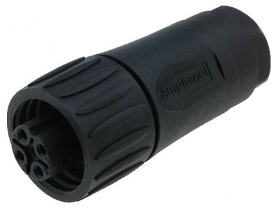 Conector Circular Mamă 4 Pin Terminal cu Șurub pe Cablu foto