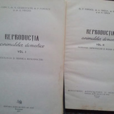 N. Lunca, N. Gluhovschi, P. Popescu, A. Vintan - Reproductia animalelor domestice, 2 vol. (1957)