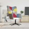 vidaXL Scaun de relaxare, textil, petice