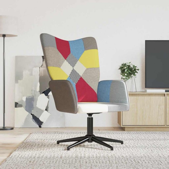 vidaXL Scaun de relaxare, textil, petice 328187