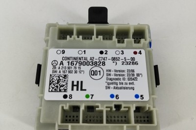 Modul de control ușă st&amp;acirc;nga spate MERCEDES-BENZ GLE W167 2023 OEM: A1679003828,A2139017915,A1679023012,A2C7470852500 27969274 foto