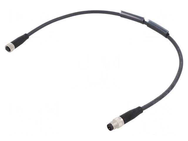 Cablu de conectare drept 0,3m IP67/IP6K9K