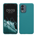 Husa kwmobile pentru Nokia X30 , Silicon, Verde, 59892.57, Carcasa