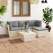 vidaXL Set mobilier grădină din paleți cu perne, 5 piese, lemn molid 3063469