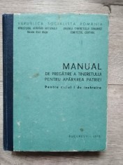 Manual de pregatirea tineretului pt apararea patriei