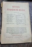 Revista Fundatiilor Regale - 1 August 1934