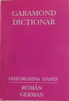 MIC DICTIONAR ROMAN - GERMAN de GHEORGHINA HANES , 1993 foto