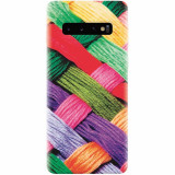 Husa silicon pentru Samsung Galaxy S10 Plus, Colorful Woolen Art