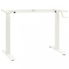 Cadru Birou Reglabil Manual vidaXL, Alb, 102-160 cm Latime, 71-113 cm Inaltime, Otel, Sarcina 70kg