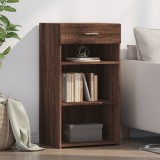 Gossi dulap, stejar maro, 50x42,5x93 cm, lemn prelucrat
