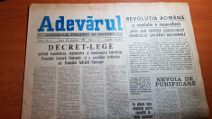 ziarul adevarul 29 decembrie 1989 - multe articole despre revolutia romana foto