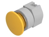 Comutator EAO 30mm acționat prin apăsare galben 704.071.418