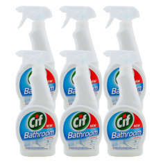 6x Cif Bathroom, Solutie pentru baia, Ultra-rapid cu pulverizator, 6 x 500ml foto