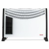 Convector electric Zass, 2000 W, 72 x 14 x 46 cm, 3 trepte, termostat reglabil, functie Turbo, Alb