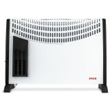 Cumpara ieftin Convector electric Zass, 2000 W, 72 x 14 x 46 cm, 3 trepte, termostat reglabil, functie Turbo, Alb