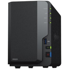 Network Attached Storage Synology DS223 cu procesor Realtek RTD1619B 1.7GHz, 2-Bay, 2GB DDR4