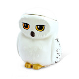 Cana 3D cu capac licenta Harry Potter - Hedwig 10 cm, 450 ml, Abysse Corp